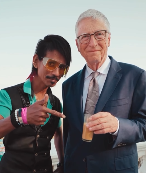 Bill Gates Viral Video With dolly chaiwala: डोली चायवाला के साथ दिखाई दिए बिल गेट्स, बिल गेट्स वायरल वीडियो